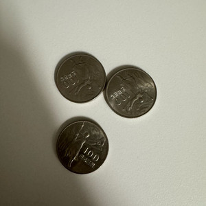 광복30주년기념 100원 3개판매