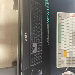 로지텍 MX KEYS COMBO 마우스 키보드 세트