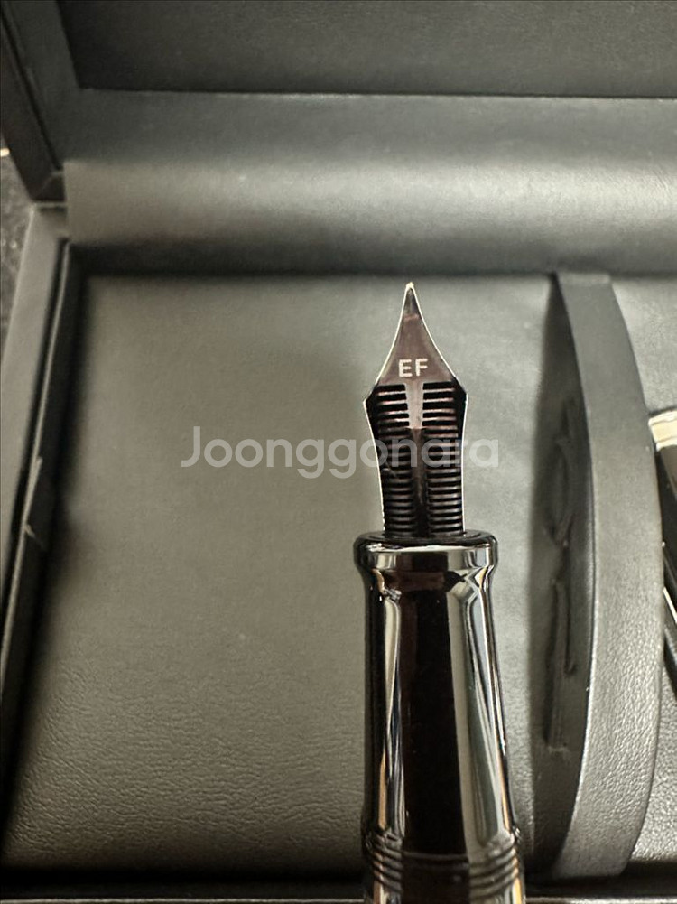 오로라 88 블랙 18K EF 만년필--1