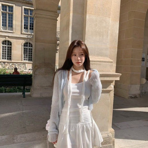 리즈 더위시 리프 핀턱 스커트 xs