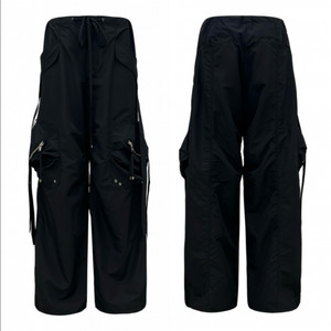 나체 CONVEX TIE CARGO PANTS