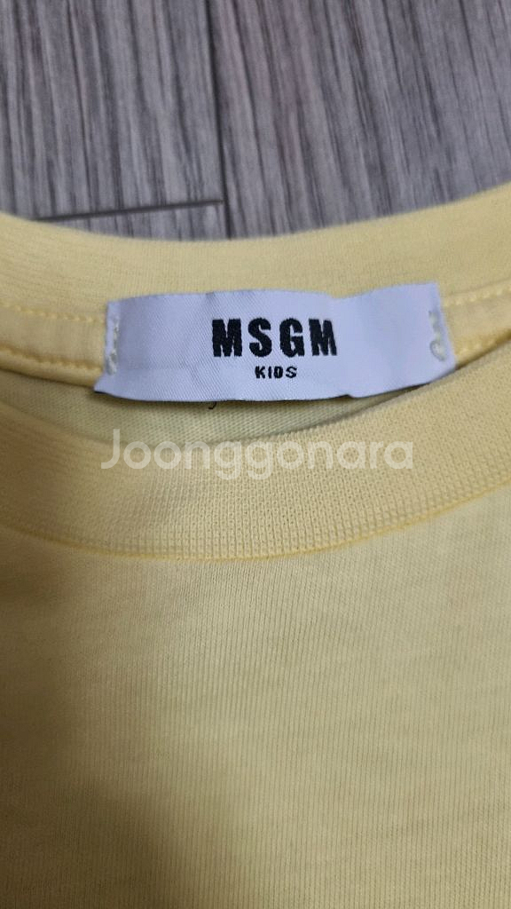 키즈 MSGM 반팔 티8Y--2