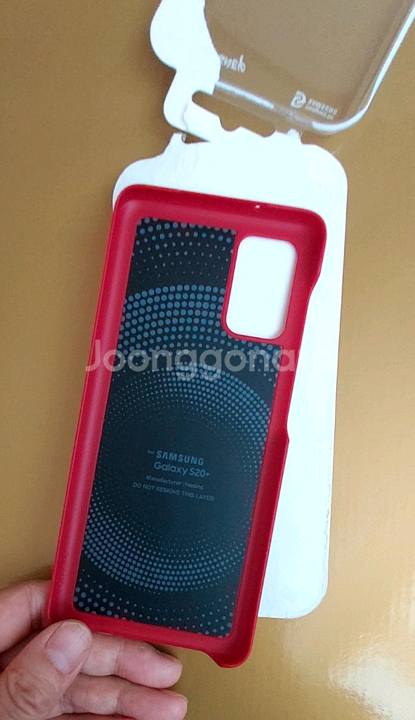 갤럭시 S20+ 5G 패션 레더 커버 판매합니다--1