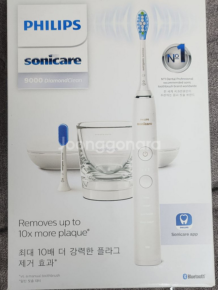 필립스 다이아몬드 클린 9000 칫솔--0