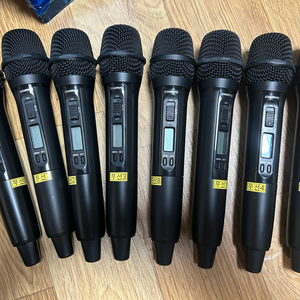 무선마이크8체널입니다