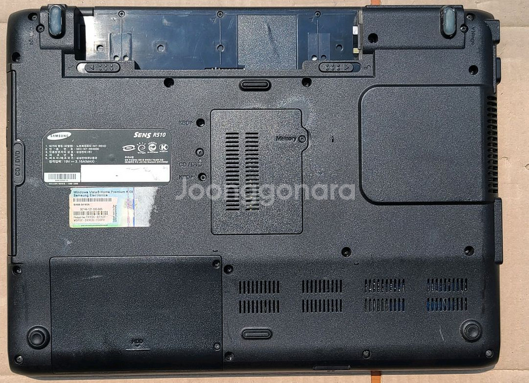 삼성 NT-R510 화면 안나오는 중고노트북 판매합니다--1
