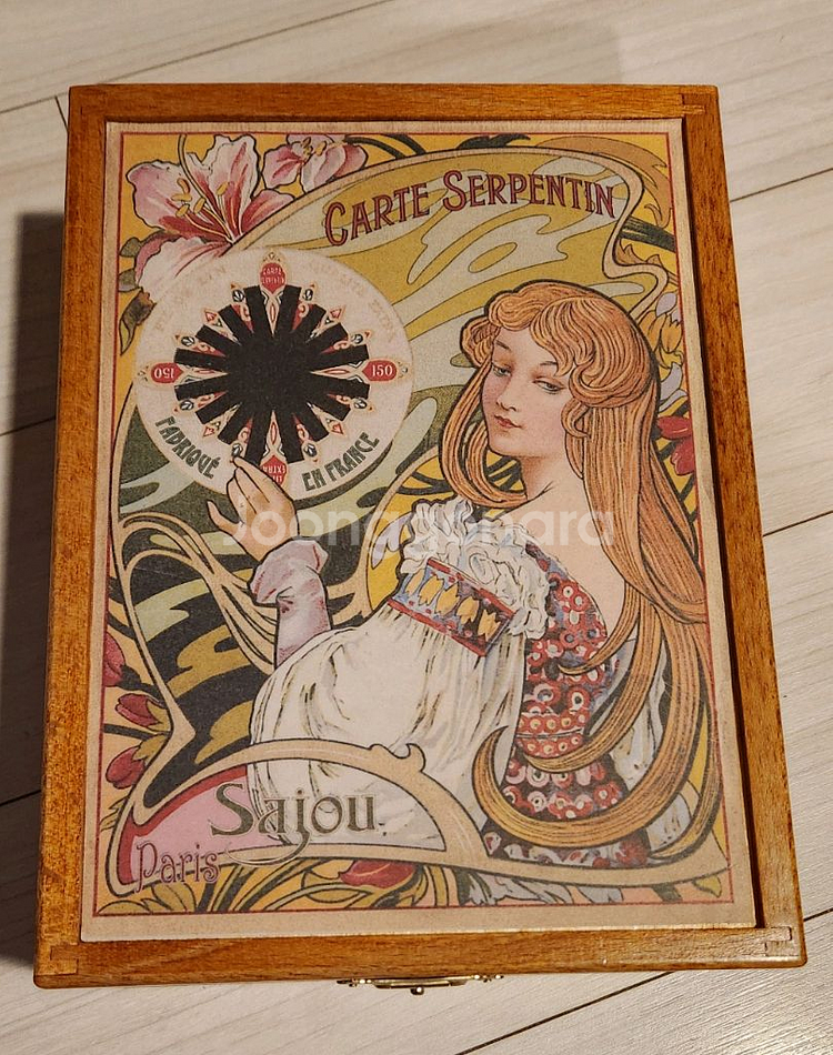 프랑스 사쥬 sajou 보관함 carte serpent--0