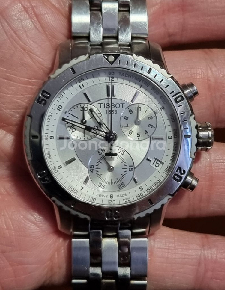 티쏘 (TISSOT) PRS200 메탈 시계--0