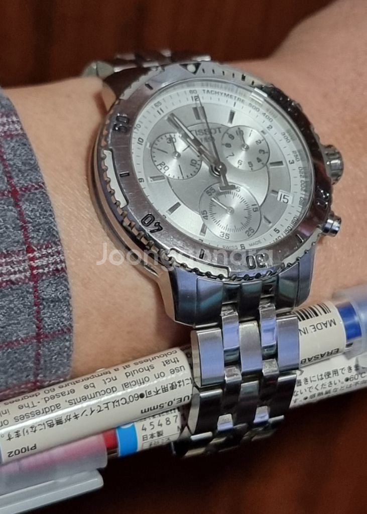티쏘 (TISSOT) PRS200 메탈 시계--7