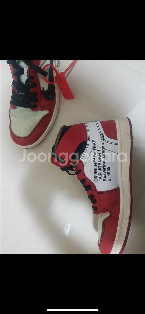 나이키 조던 오프화이트--1