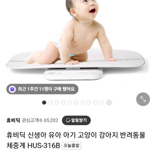 휴비딕 아기체중계