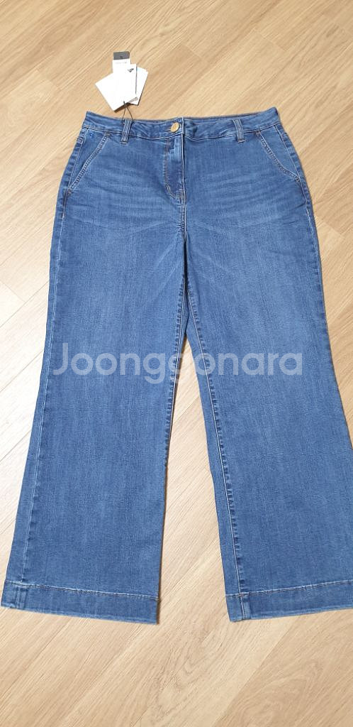 (미착용)칼라거펠트 여성 스판 청바지 와이드팬츠 81(--6