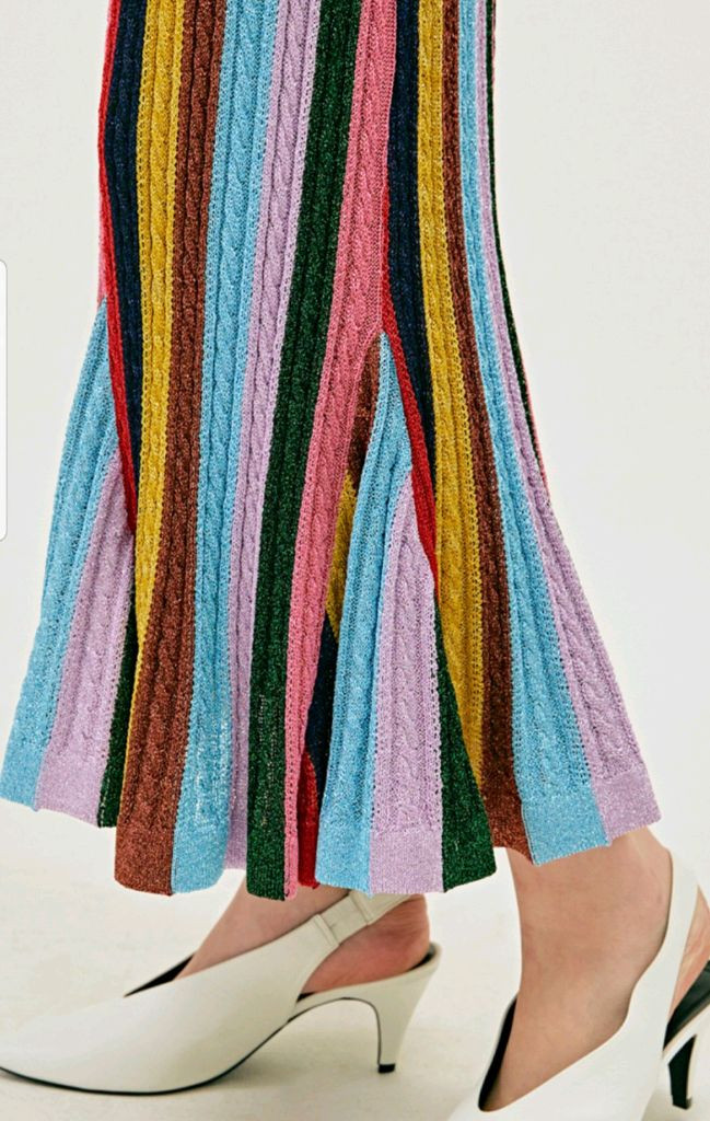 (한섬)FOURM THE STORE-멀티컬러 니트스커트 이미지