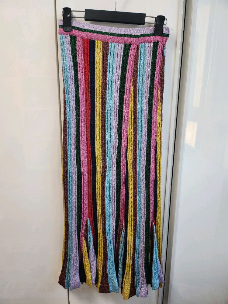 (한섬)FOURM THE STORE-멀티컬러 니트스커트 이미지