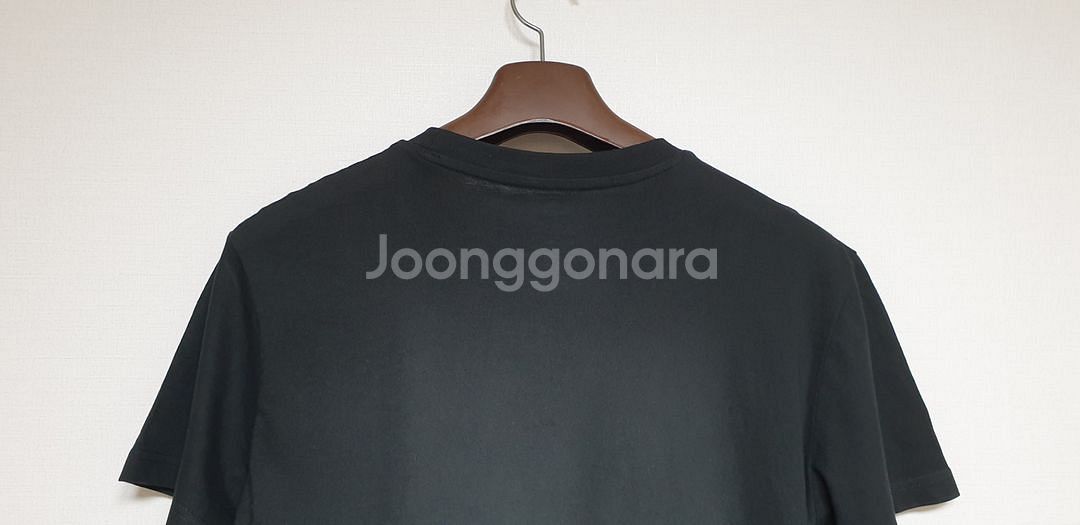 폴햄 반팔 기본 라운드 티셔츠 100 블랙 남녀공용--5