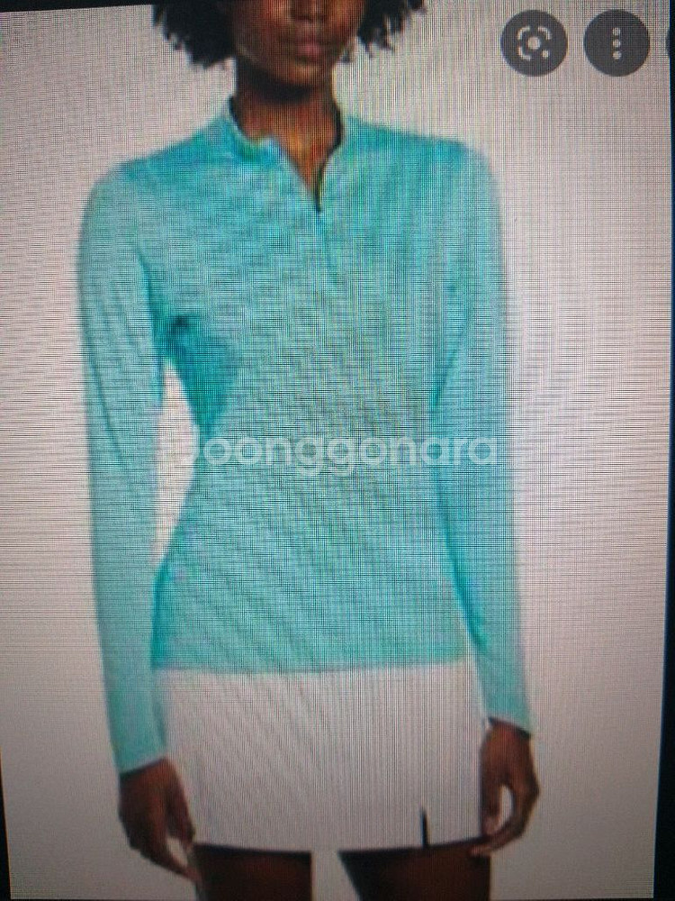 캘러웨이 정품 여성용 하이 크류 프로텍션 골프 탑 2X--0