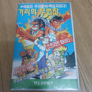 대원동화제작한국만화 스트리트파이터 거리의 무법자 비디오