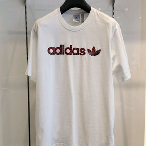아디다스 화이트 반팔티
