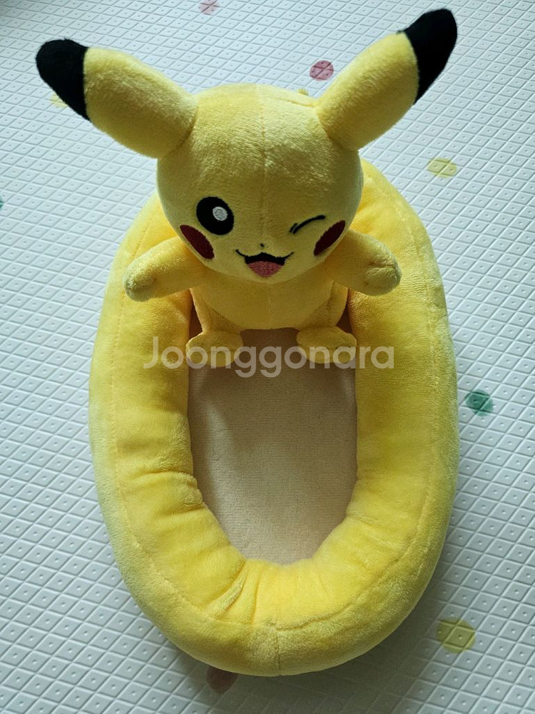 포켓몬스터 피카츄 멀티보관봉제인형.안대.인형--0