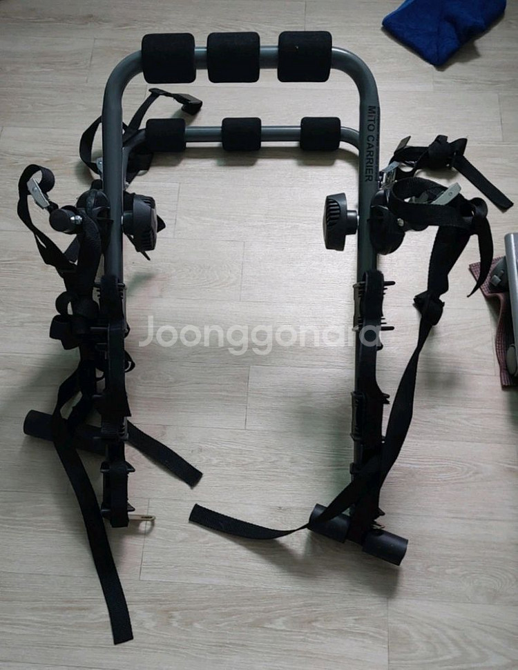 자전거 캐리어 자동차 트렁크 장착용. 2대 장착 가능.--1