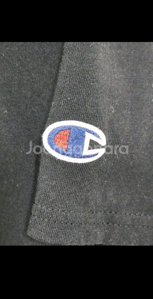 (M) 챔피온 반팔티 블랙 라운드 챔피언 면티셔츠--3