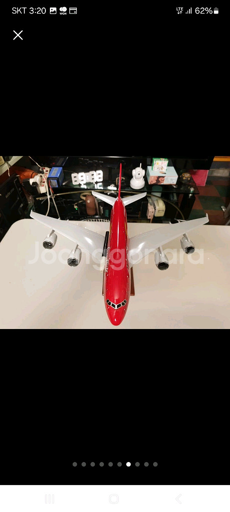 코카콜라 A380 모형 비행기--6