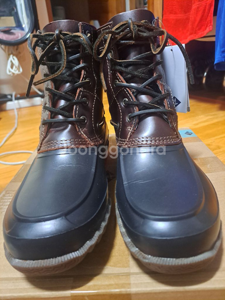 EUR42.5/275)미국 SPERRY 천연가죽 부츠--1