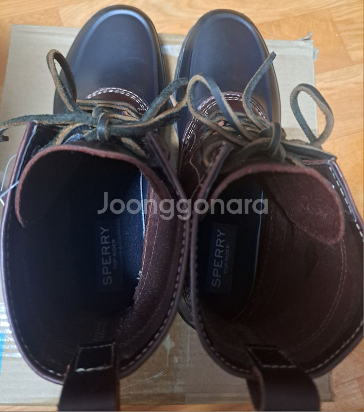 EUR42.5/275)미국 SPERRY 천연가죽 부츠--4
