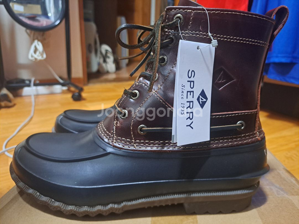EUR42.5/275)미국 SPERRY 천연가죽 부츠--5