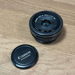 캐논 EF 40mm F2.8 STM 렌즈(필터 포함)