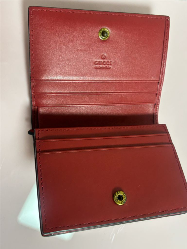 구찌 체리 반지갑 GG 슈프림 이미지