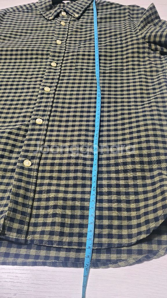 H&M-남성체크남방(간절기)--1
