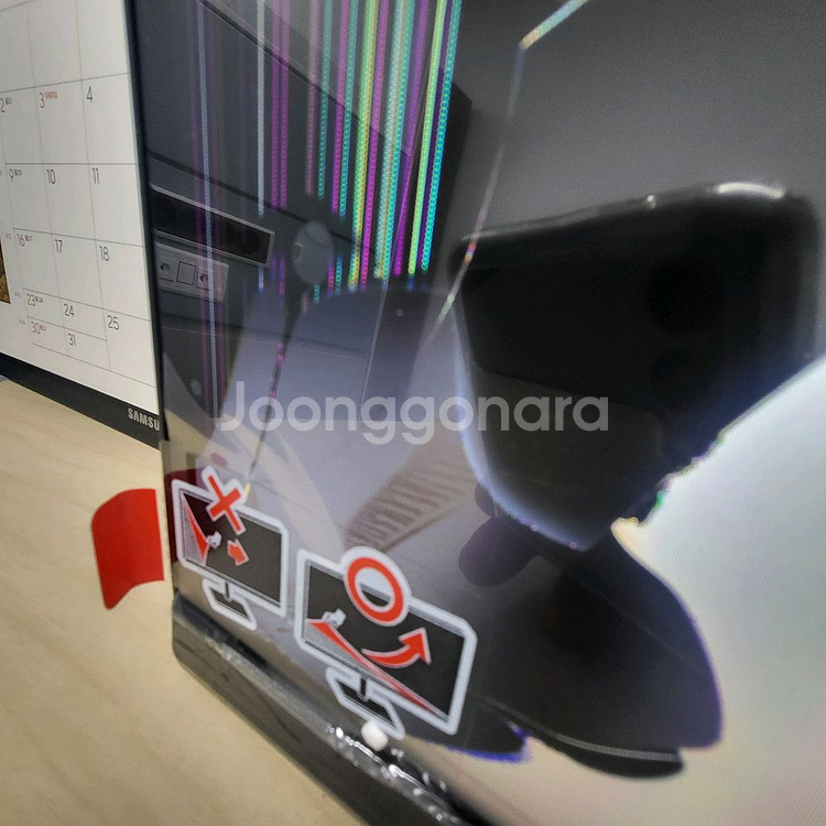 삼성 34인치 파손 모니터 부품용 LS34C500GAK--2
