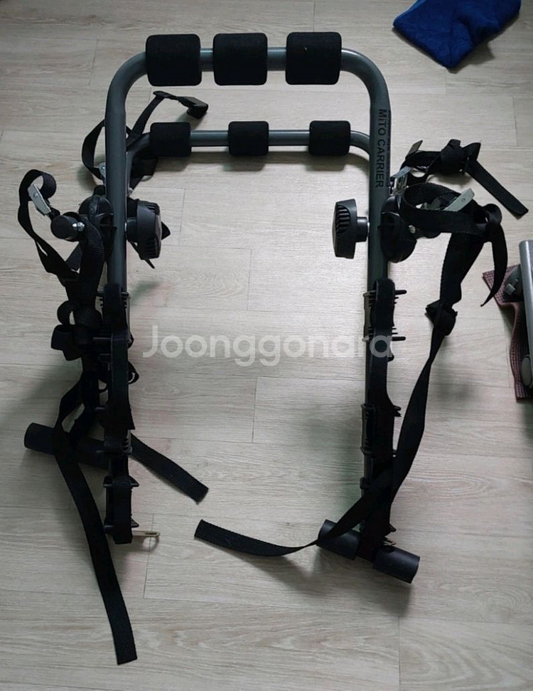 자전거 캐리어 자동차 트렁크 장착용. 2대 장착 가능.--1