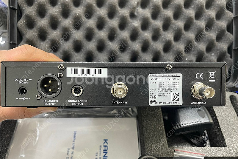 카날스 무선마이크 bk-1001a--1