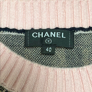 샤넬 니트 조끼 캐시미어 조끼 CHANEL