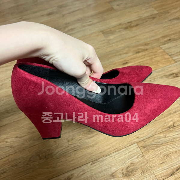 펌프스 하이힐 240 Red (착샷O)--4