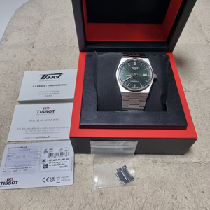 티쏘prx 파워매틱80 그린(풀박)40mm 오토메틱