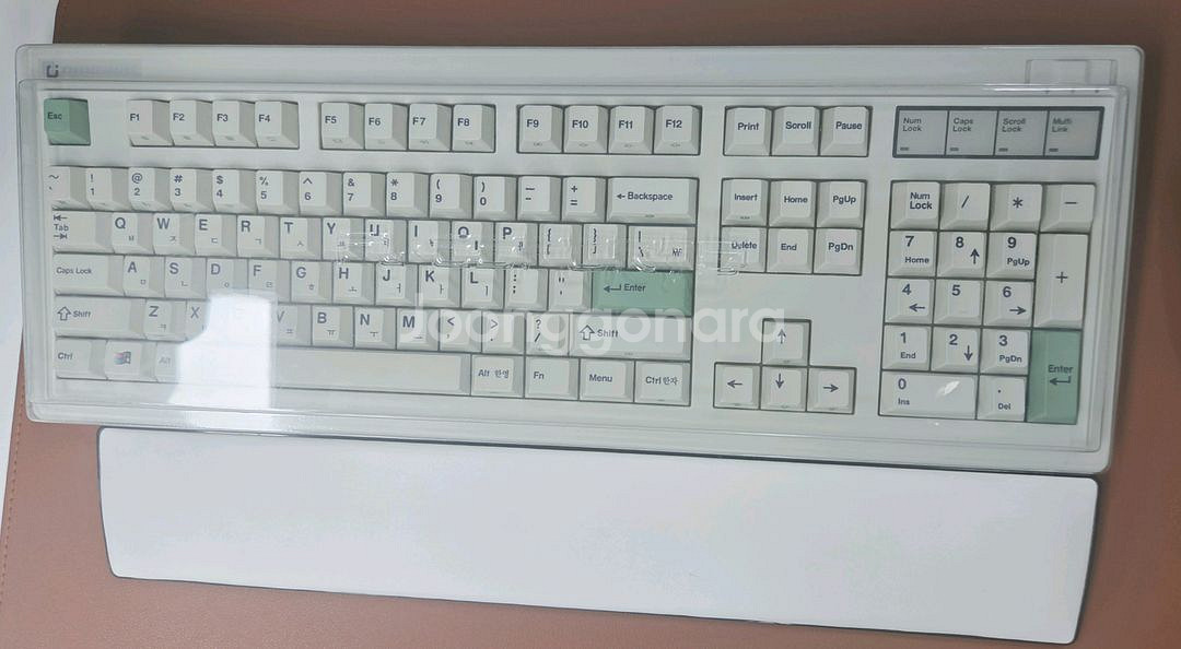 펀키스 OG104 키보드 저소음 크림옐로우축 교체--0