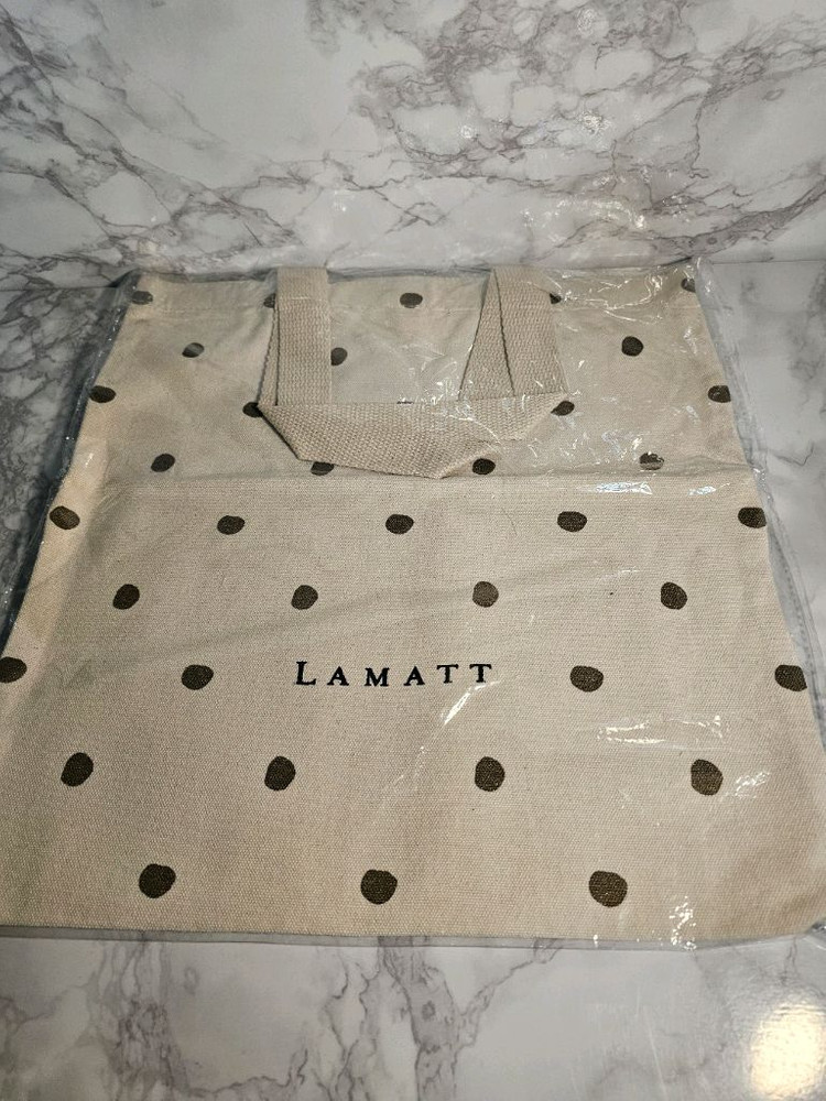 새상품- LAMATT 도트 에코백 이미지