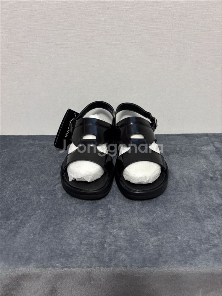 보닌 소가죽 남성 샌들 블랙 280 새상품--1