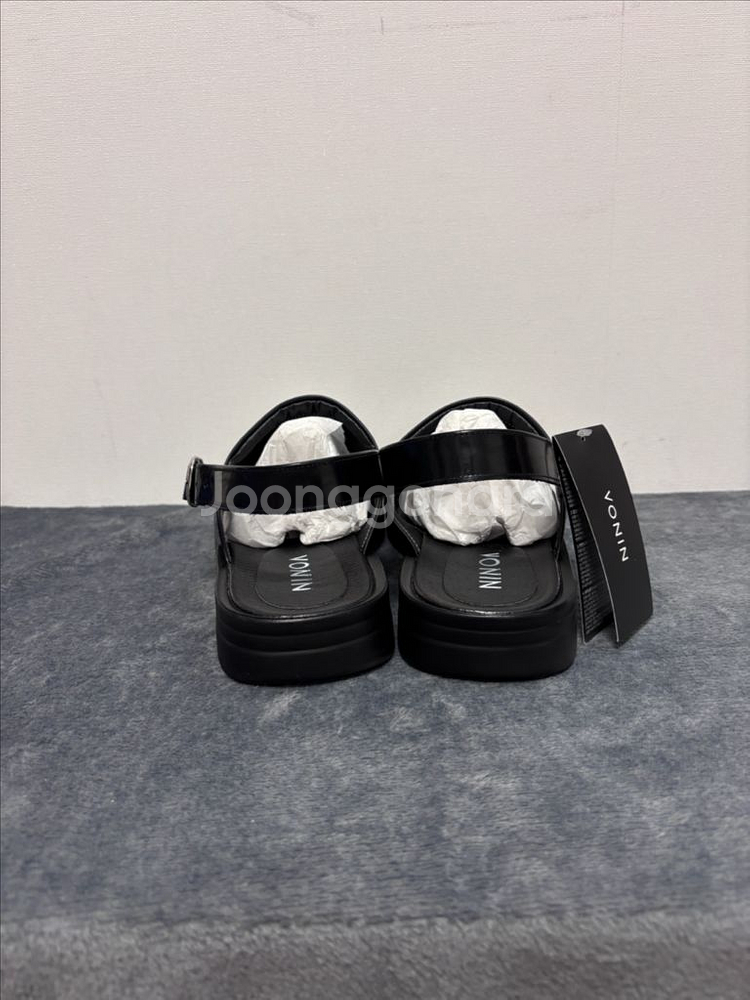 보닌 소가죽 남성 샌들 블랙 280 새상품--3