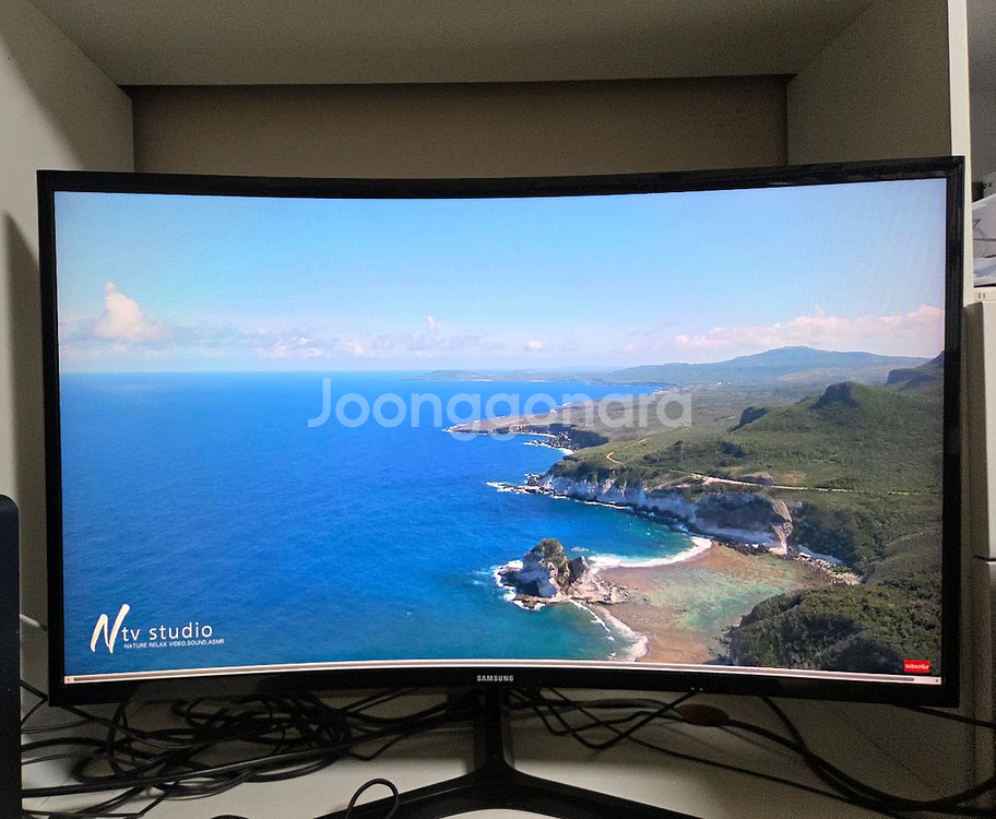 삼성 32인치FHD커브드게이밍모니터 C32JG50f--0