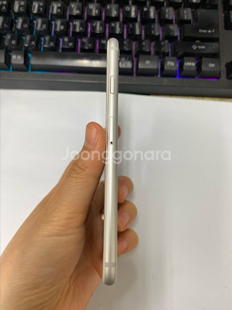 아이폰6 실버 외관SS급 64GB 배터리100% 지문X--5