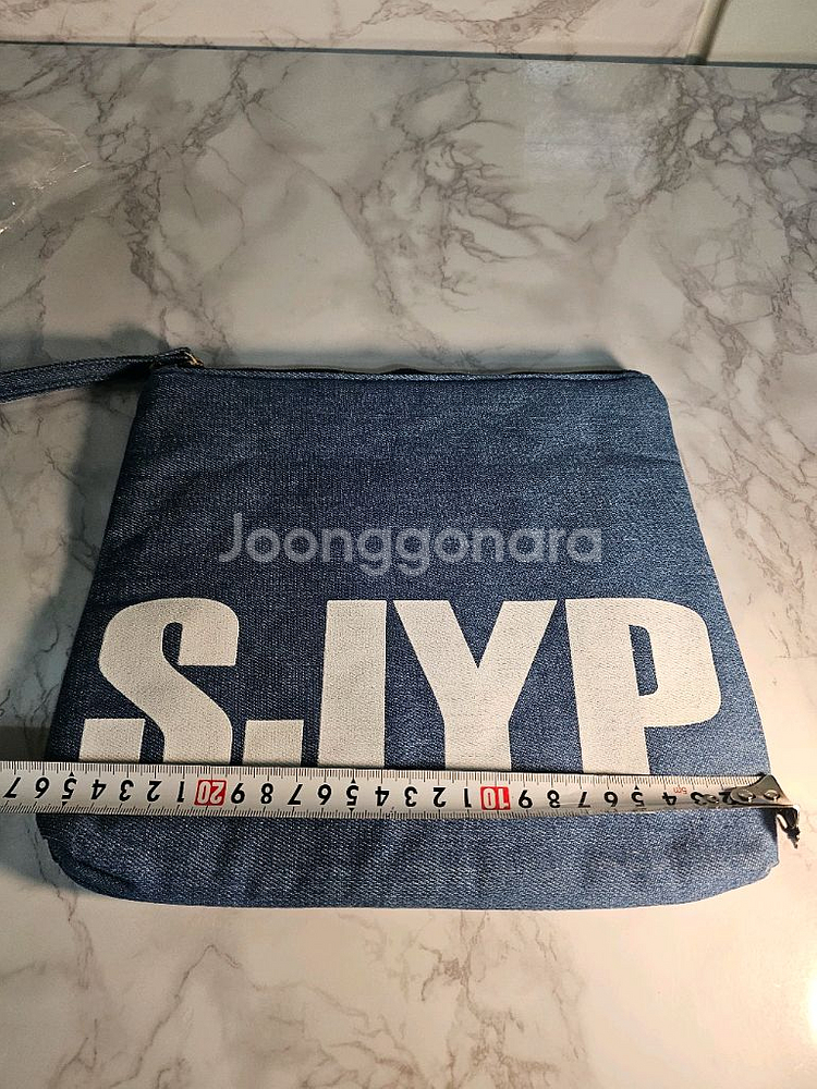 새상품-스티브제이앤요니피 SJYP 데님라인 클러치--2