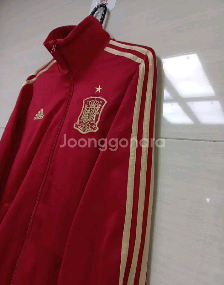 아디다스 대장급 스페인 버건디금색 트랙탑 져지집업 95--1