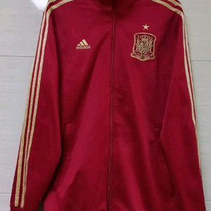 아디다스 대장급 스페인 버건디금색 트랙탑 져지집업 95