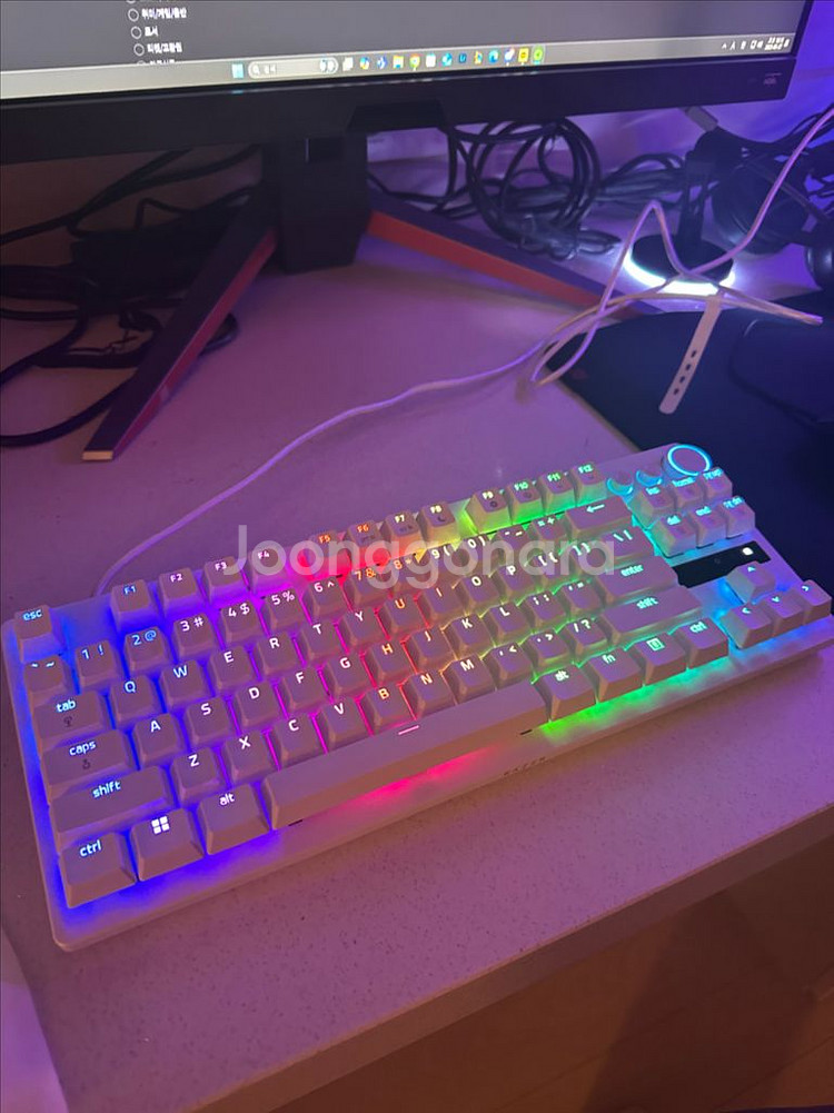 RAZER 헌츠맨 v3 프로 텐키리스 + 레이저 파이어--3