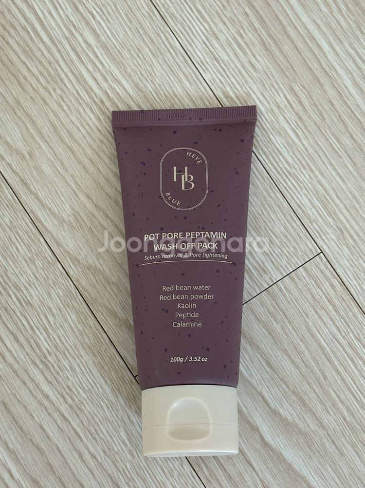 헤브블루 팥 모공 워시오프팩--0