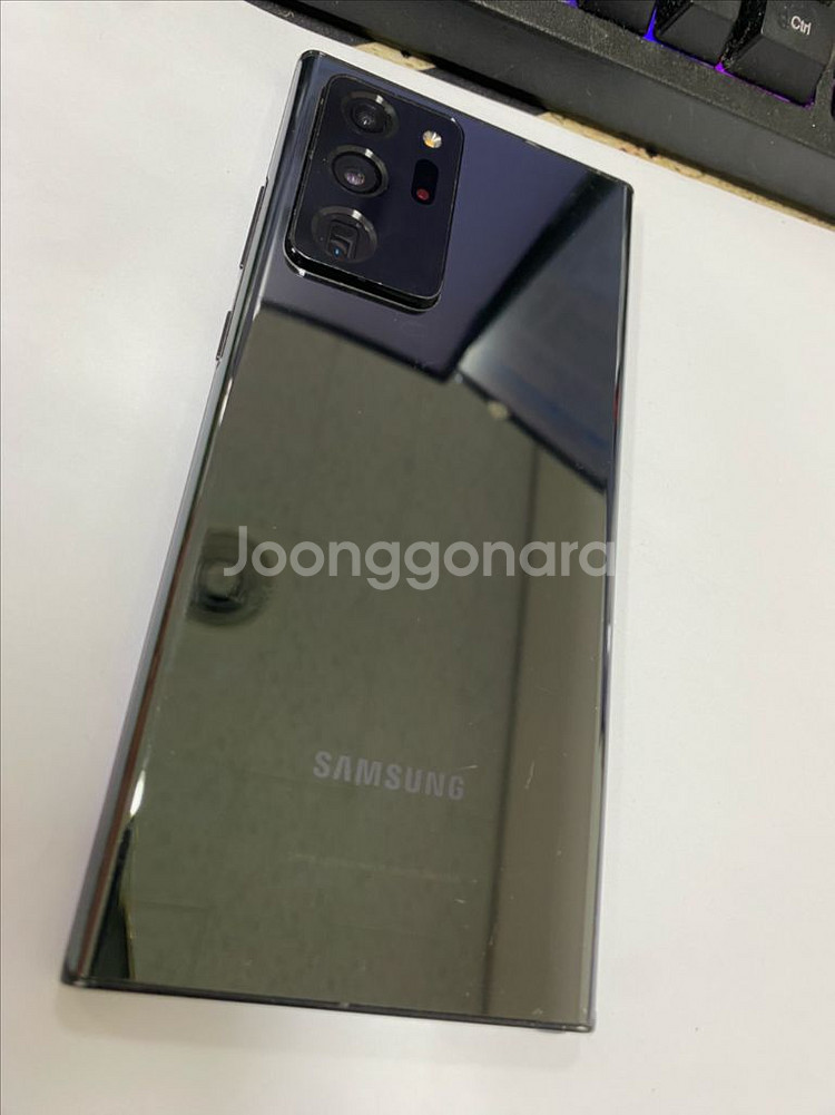 KT 갤럭시노트20울트라 블랙 외관깔끔 256G 무잔상--0